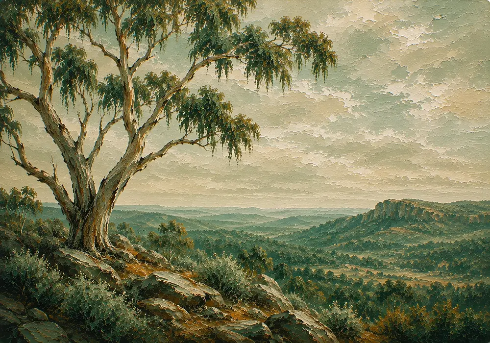 Eucalyptus Expanse Eucalyptus Wall Art Eucalyptus Sage Art Print