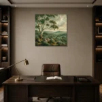 Premium Wall Art Kare Html Edition – CP-AU-ES-S-001 displayed in a contemporary gallery-inspired room