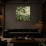 Premium Wall Art Kare Html Edition – CP-AU-ES-S-001 shown in a warm modern interior