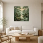 Premium Wall Art Kare Html Edition – CP-AU-ES-S-002 styled in a refined neutral interior
