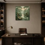 Premium Wall Art Kare Html Edition – CP-AU-ES-S-002 displayed in a contemporary gallery-inspired room