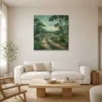 Premium Wall Art Kare Html Edition – CP-AU-ES-S-004 styled in a refined neutral interior