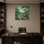 Premium Wall Art Kare Html Edition – CP-AU-ES-S-004 displayed in a contemporary gallery-inspired room