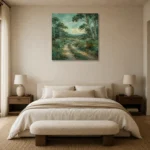Premium Wall Art Kare Html Edition – CP-AU-ES-S-004 showcased in an elegant minimalist interior