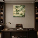 Premium Wall Art Kare Html Edition – CP-AU-ES-S-005 displayed in a contemporary gallery-inspired room