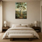 Premium Wall Art Dikey Html Edition – CP-AU-ES-V-001 showcased in an elegant minimalist interior