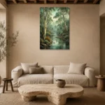Premium Wall Art Dikey Html Edition – CP-AU-ES-V-002 presented in a sophisticated home setting