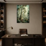 Premium Wall Art Dikey Html Edition – CP-AU-ES-V-003 displayed in a contemporary gallery-inspired room