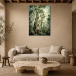 Premium Wall Art Dikey Html Edition – CP-AU-ES-V-003 presented in a sophisticated home setting