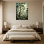 Premium Wall Art Dikey Html Edition – CP-AU-ES-V-003 showcased in an elegant minimalist interior