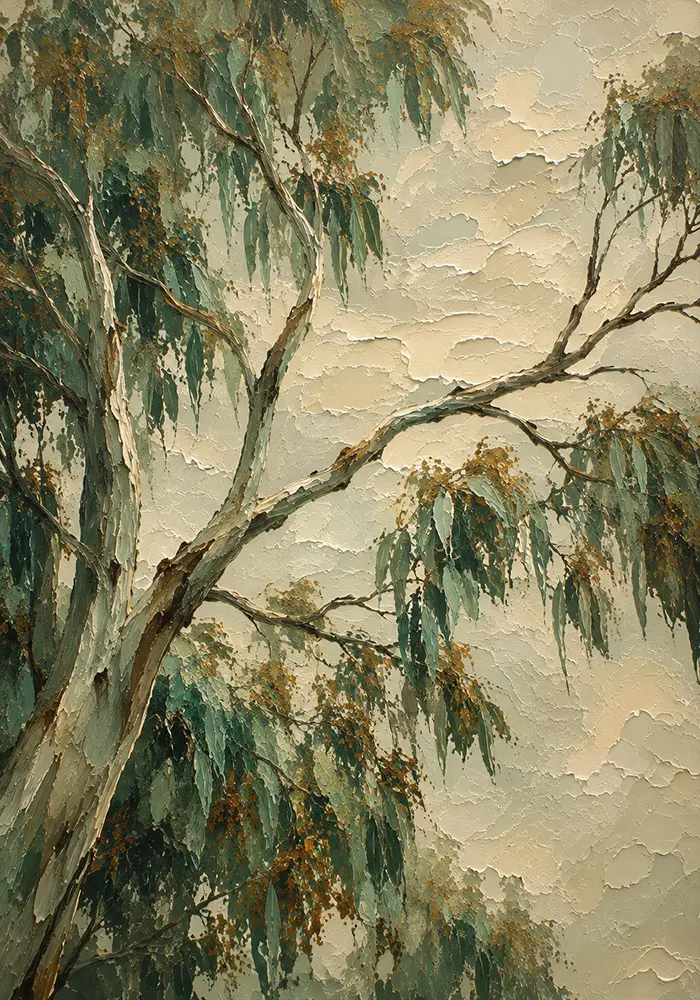 Eucalyptus Reliquary Eucalyptus Wall Art Eucalyptus Sage Art Print