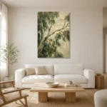 Premium Wall Art Dikey Html Edition – CP-AU-ES-V-005 styled in a refined neutral interior