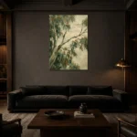Premium Wall Art Dikey Html Edition – CP-AU-ES-V-005 shown in a warm modern interior