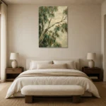 Premium Wall Art Dikey Html Edition – CP-AU-ES-V-005 showcased in an elegant minimalist interior