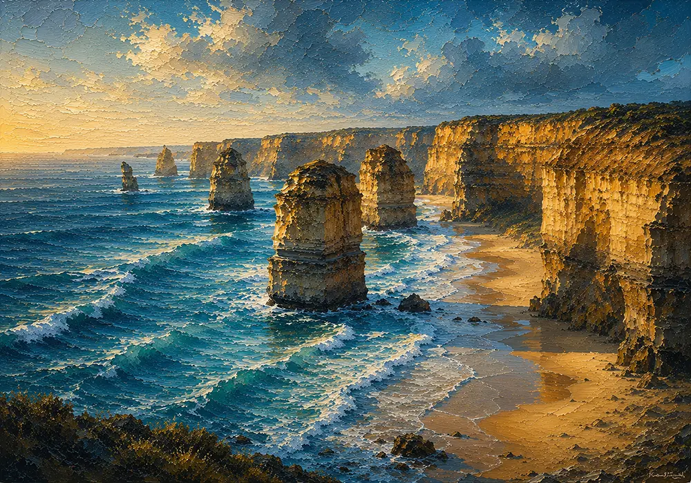 Southern Horizon Great Ocean Road Wall Art Ocean Road Art Print