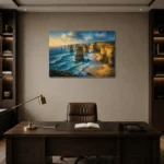 Premium Wall Art Yatay Html Edition – CP-AU-GOR-H-001 displayed in a contemporary gallery-inspired room