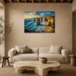 Premium Wall Art Yatay Html Edition – CP-AU-GOR-H-001 presented in a sophisticated home setting