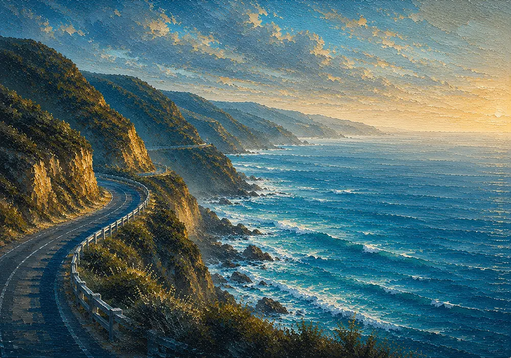 Southern Procession Great Ocean Road Wall Art Ocean Road Art Print