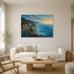 Premium Wall Art Yatay Html Edition – CP-AU-GOR-H-002 styled in a refined neutral interior