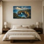 Premium Wall Art Yatay Html Edition – CP-AU-GOR-H-003 showcased in an elegant minimalist interior