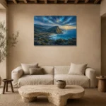 Premium Wall Art Yatay Html Edition – CP-AU-GOR-H-004 presented in a sophisticated home setting