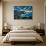 Premium Wall Art Yatay Html Edition – CP-AU-GOR-H-004 showcased in an elegant minimalist interior