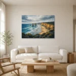 Premium Wall Art Yatay Html Edition – CP-AU-GOR-H-005 styled in a refined neutral interior