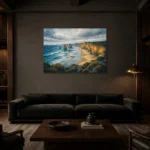 Premium Wall Art Yatay Html Edition – CP-AU-GOR-H-005 shown in a warm modern interior
