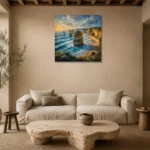 Premium Wall Art Kare Html Edition – CP-AU-GOR-S-001 presented in a sophisticated home setting