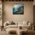 Premium Wall Art Kare Html Edition – CP-AU-GOR-S-002 presented in a sophisticated home setting