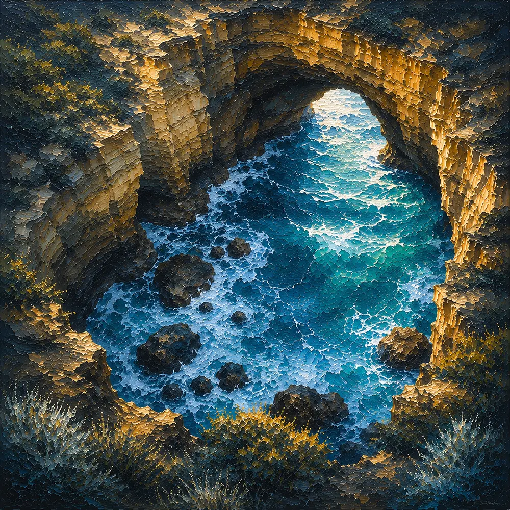 Southern Constellation Great Ocean Road Wall Art Ocean Road Art Print