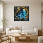 Premium Wall Art Kare Html Edition – CP-AU-GOR-S-003 styled in a refined neutral interior