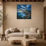 Premium Wall Art Kare Html Edition – CP-AU-GOR-S-004 presented in a sophisticated home setting