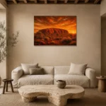 Premium Wall Art Yatay Html Edition – CP-AU-OE-H-001 presented in a sophisticated home setting