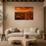 Premium Wall Art Yatay Html Edition – CP-AU-OE-H-002 presented in a sophisticated home setting