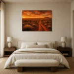 Premium Wall Art Yatay Html Edition – CP-AU-OE-H-002 showcased in an elegant minimalist interior
