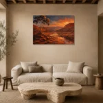 Premium Wall Art Yatay Html Edition – CP-AU-OE-H-004 presented in a sophisticated home setting