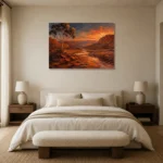 Premium Wall Art Yatay Html Edition – CP-AU-OE-H-004 showcased in an elegant minimalist interior