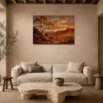 Premium Wall Art Yatay Html Edition – CP-AU-OE-H-005 presented in a sophisticated home setting