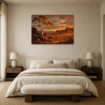 Premium Wall Art Yatay Html Edition – CP-AU-OE-H-005 showcased in an elegant minimalist interior