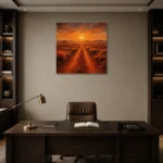 Premium Wall Art Kare Html Edition – CP-AU-OE-S-002 displayed in a contemporary gallery-inspired room
