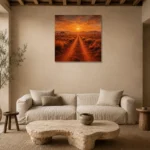 Premium Wall Art Kare Html Edition – CP-AU-OE-S-002 presented in a sophisticated home setting