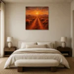 Premium Wall Art Kare Html Edition – CP-AU-OE-S-002 showcased in an elegant minimalist interior