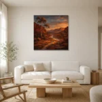 Premium Wall Art Kare Html Edition – CP-AU-OE-S-004 styled in a refined neutral interior