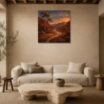 Premium Wall Art Kare Html Edition – CP-AU-OE-S-004 presented in a sophisticated home setting