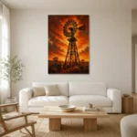 Premium Wall Art Dikey Html Edition – CP-AU-OE-V-003 styled in a refined neutral interior