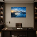 Premium Wall Art Yatay Html Edition – CP-AU-SH-H-002 displayed in a contemporary gallery-inspired room