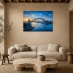 Premium Wall Art Yatay Html Edition – CP-AU-SH-H-002 presented in a sophisticated home setting