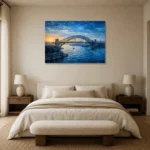 Premium Wall Art Yatay Html Edition – CP-AU-SH-H-002 showcased in an elegant minimalist interior