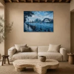 Premium Wall Art Yatay Html Edition – CP-AU-SH-H-005 presented in a sophisticated home setting